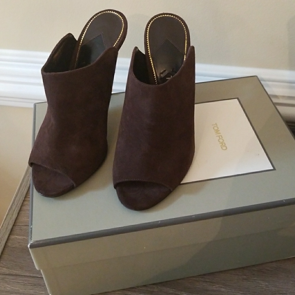Tom Ford Brown Mules